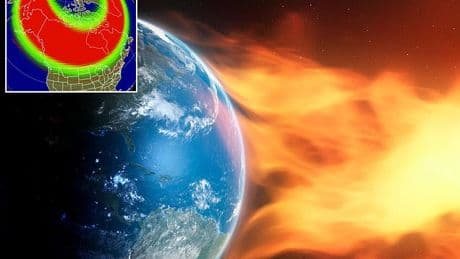 Major solar storm bringing Northern Lights and power outages to strike 18 US states in HOURS