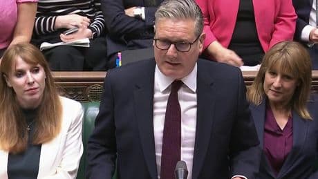 Keir Starmer blasts ‘disgraceful’ Nigel Farage for ‘badmouthing’ UK on Reform leader’s US visit