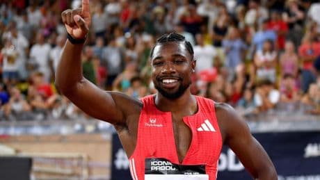 Noah Lyles Wins First 200M Back, Defeats Olympic Champion Letsile Tebogo At Monaco Diamond League