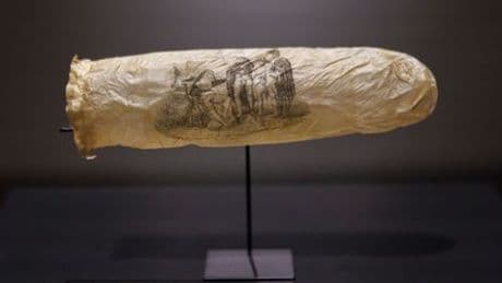 Amsterdam: Rijksmuseum stellt 200 Jahre altes Kondom aus