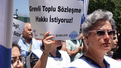 Kamu emekçilerinden toplu sözleşme eylemi: İnsanca çalışmak ve yaşamak istiyoruz