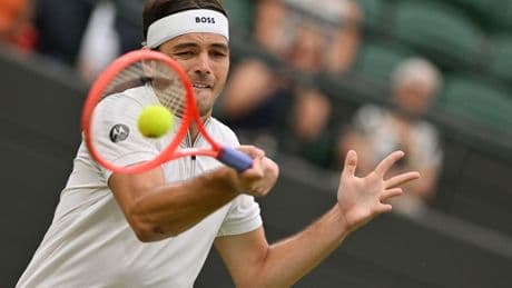 Fritz kwartfinalist op Wimbledon na opgave Thompson