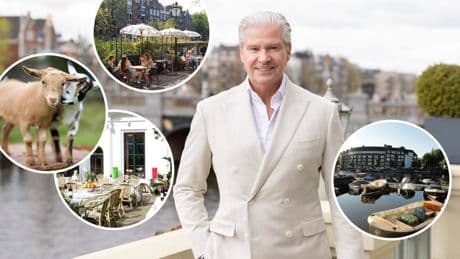 Dries Roelvink over ’zijn’ Amsterdam: ’Op dit stadsstrand kan ik naar dames in bikini kijken’