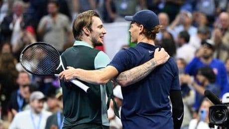 Tennis: Alexander Bublik chancenlos gegen Jannik Sinner bei den US Open