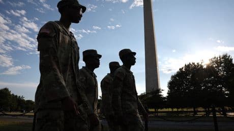 Tourists will be greeted by ‘significant military presence’ along Mall on Thursday morning