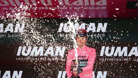 Giro d'Italia: Primoz Roglič übernimmt nach dem Zeitfahren die Führung im Gesamtklassement
