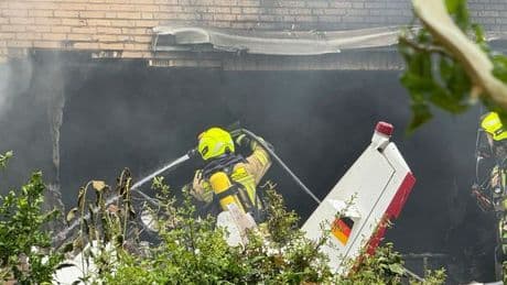 Korschenbroich plane crash: Multiple casualties as jet smashes into residential home