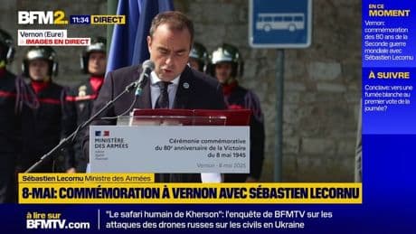 Victoire du 8 Mai 1945:"souvenons-nous des sacrifices" déclare Sébastien Lecornu,ministre des Armées