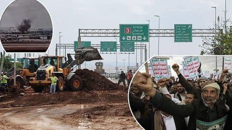 Beelden: Raketaanval Houthi’s op luchthaven Tel Aviv