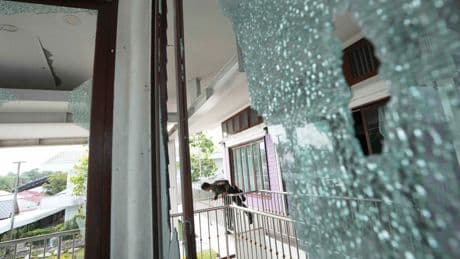 Photos from the aftermath of fighting along the Thailand-Cambodia border
