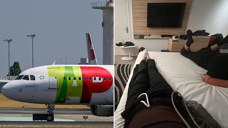 Woman 'wakes up in Paris hotel with man raping her' after airline put her in hotel room with a stranger when flight was cancelled