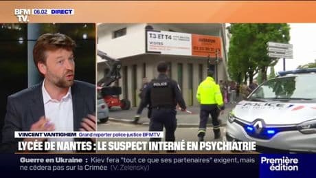Attaque au couteau à Nantes: le suspect a été interné en psychiatrie