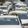 Branche steckt seit Jahren in der Krise: Taxifahrer protestieren in Berlin für Mindestpreise