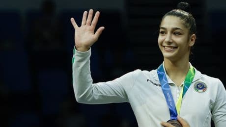 Raffaeli conquista il bronzo ai Mondiali di Rio de Janeiro: &egrave; terza nell'all-around