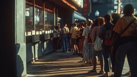 Cobrar 38 dólares la hora por guardar una cola: la idea millonaria que nació tras el lanzamiento del iPhone 5