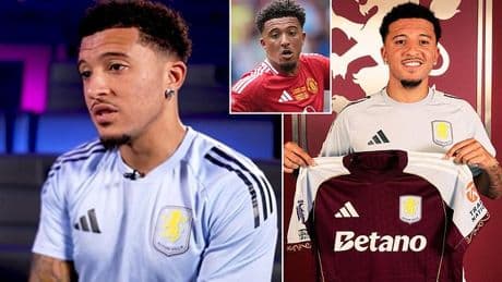 Jadon Sancho breaks silence after joining Aston Villa on season-long loan - as Man United outcast reveals why he made the move