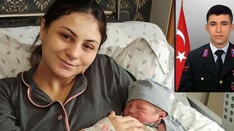 Kaza şehidi dün toprağa verildi! Uzman çavuşun oğlu, bugün dünyaya geldi: Adı babasından miras kaldı