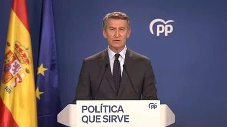 Feijóo convoca una protesta en Madrid el 8 de junio y dice que la corrupción solo saldrá de la Moncloa cuando se vaya Sánchez