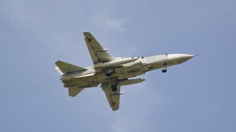 Russian jet capable of carrying guided bombs performing ‘dangerous maneuvers’ near Nato territory