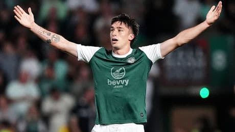 Star man Bowie and clinical Cadden help Hibs through to UEFA Conference League play-off as boss hails team for surviving huge 'test of character'