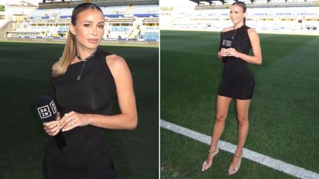 Diletta Leotta stuns in ‘perfect’ outfit as DAZN host puts on leggy display for Serie A title clash