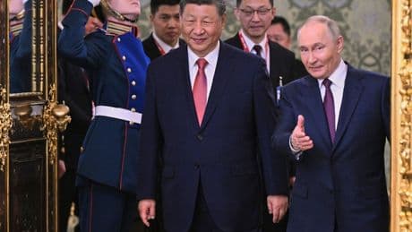 Xi in Moskau: Mit Grüßen nach Amerika