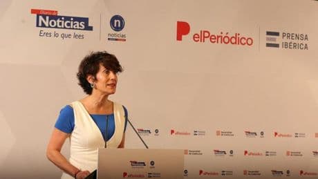 Elma Saiz destaca en Pamplona que Salvador Illa ha promovido la política de reencuentro en Catalunya