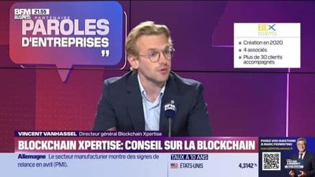 Vincent Vanhassel (Blockchain Xpertise) : Blockchain Xpertise, conseil sur la blockchain - 03/05