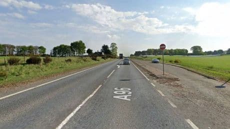 Dog killed and three people injured in crash with stolen car near Inverness