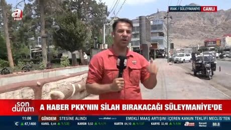 A Haber PKK'nın silah bırakacağı Süleymaniye'de! İşte bölgede son durum