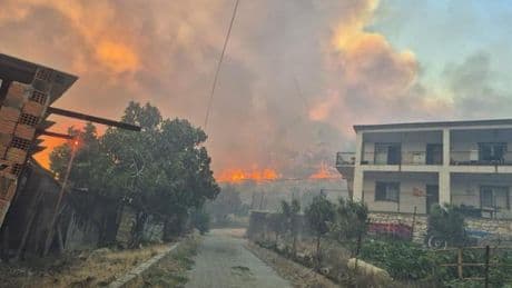 İzmir'deki yangın kontrol altında