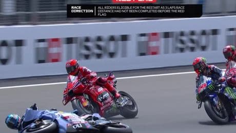 Caída de los hermanos Márquez y bandera roja: todos los pilotos vuelven a la pista