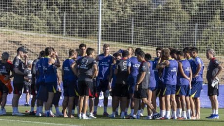 El Atlético sigue poniéndose a punto en Los Ángeles de San Rafael