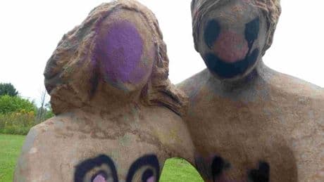 Vandals cause damage to Livingston sculpture for second time this summer