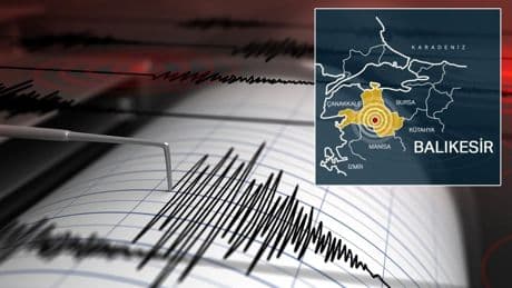 Balıkesir Sındırgı’da 4 büyüklüğünde deprem