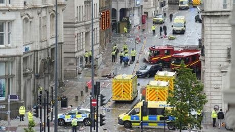 Liverpool incident as 4 kids among 27 in hospital after car 'drove at crowds'