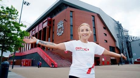 Ayr funeral arranger abseils 100ft down Anfield Stadium to highlight 'life changing' experience