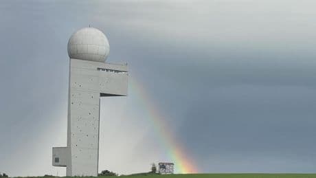 El arco iris del radar meteorológico de la Panadella