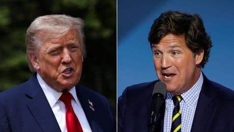 Trump Escalates His Feud With Tucker Carlson Over Israel And Iran
