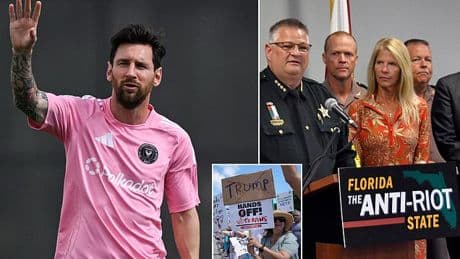 Florida cops warn violent protestors will be 'killed graveyard dead' before Inter Miami open Club World Cup