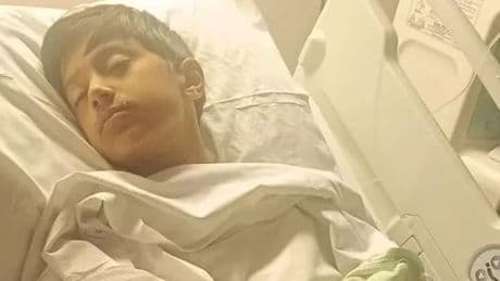 'My son went on a bouncy castle as a treat - now he's learning to walk again'