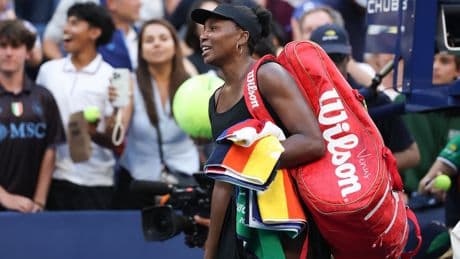 Venus Williams offers update on tennis future after US Open doubles defeat