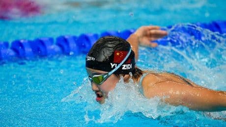 Zidi Yu termina su primera participación en un Mundial con un cuarto puesto en los 400m estilos