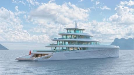 Stunning 280ft ‘superyacht of the future’ boasting ‘penthouse apartment’ with walk-in wardrobe on board’ coming in 2035