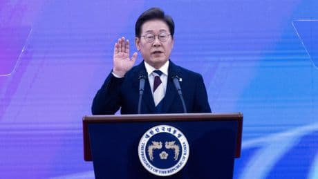Corée du Sud: le nouveau président Lee Jae-myung prête serment et veut «panser les plaies» avec le Nord