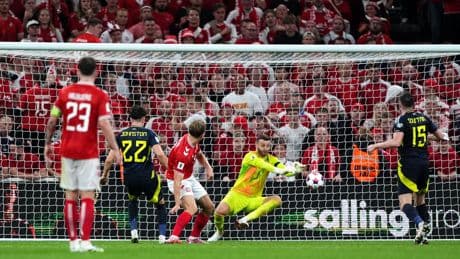 Scotland hold Denmark to goalless draw in opening World Cup qualifier