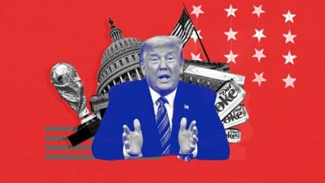 How Trump has glamourised the Oval Office from gold medallions to his Diet Coke button