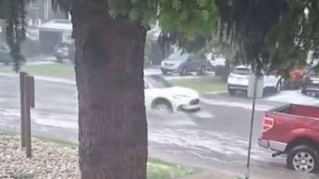 Sherwood Park hit with hail, up to 75 mm of rain Sunday night: Environment Canada