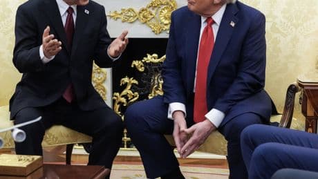 Trump Repeatedly Praises North Korea’s Dictator in Meeting With South’s President