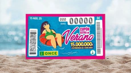 Los premios del Cupón Extra de Verano de la ONCE 2025